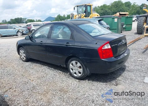 2006 Kia Spectra Ex/Lx/Sx from USA, damaged, VIN KNAFE121465300592